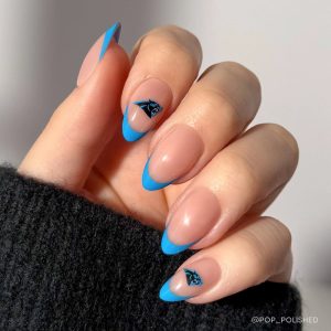 Carolina Panthers Press-On Nail Set