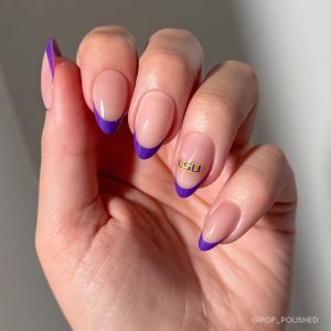 LSU Tigers Press-On Nail Set